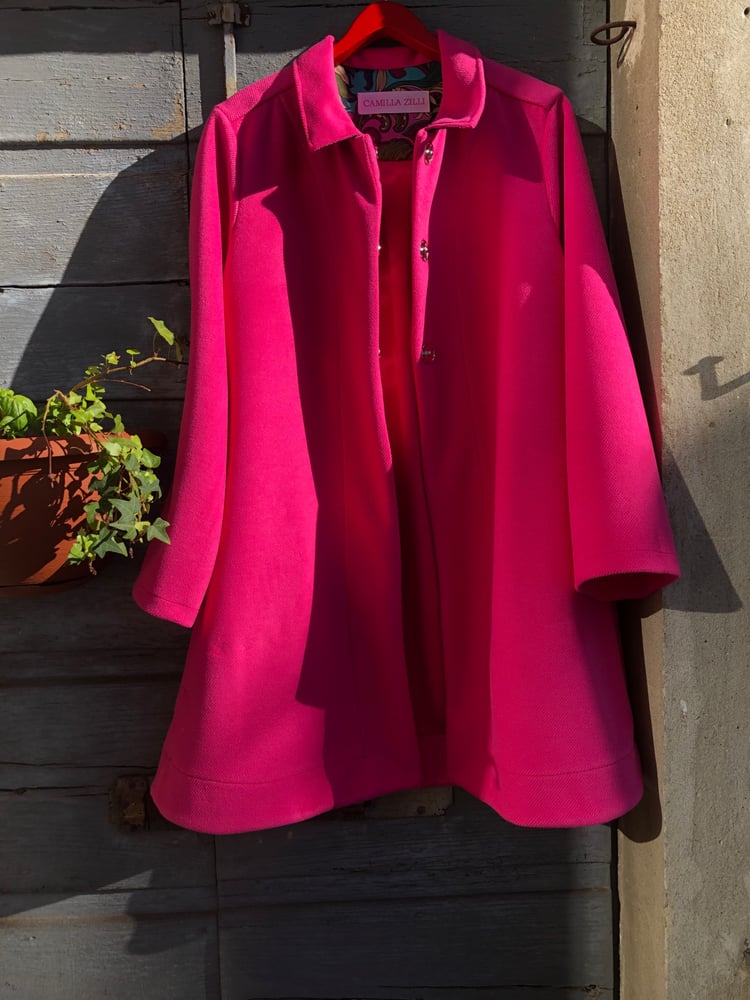 Image of Party coat fluo pink coat