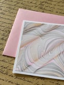 Marbled Notecards Neutrals & Shades of Pink