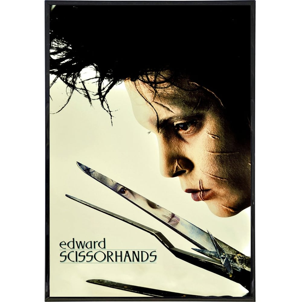 Edward Scissorhands/Beetlejuice/Vampira/The Handbook for The recently Deceased 11x17 Poster Print