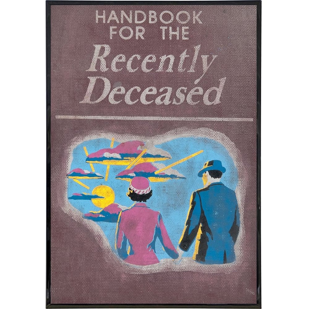Edward Scissorhands/Beetlejuice/Vampira/The Handbook for The recently Deceased 11x17 Poster Print