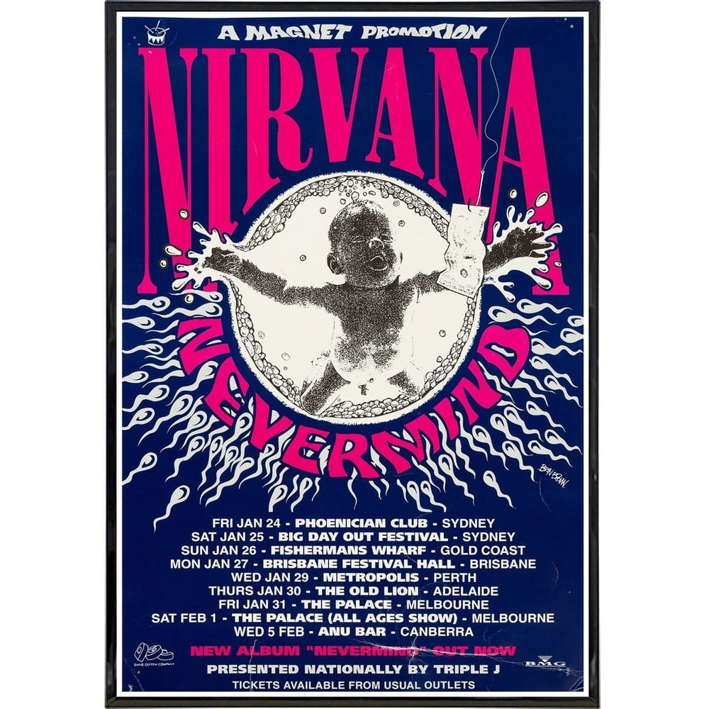 Black Flag/Minor Threat Bad Brains/The Ramones/Sex Pistols /Nirvana Poster print