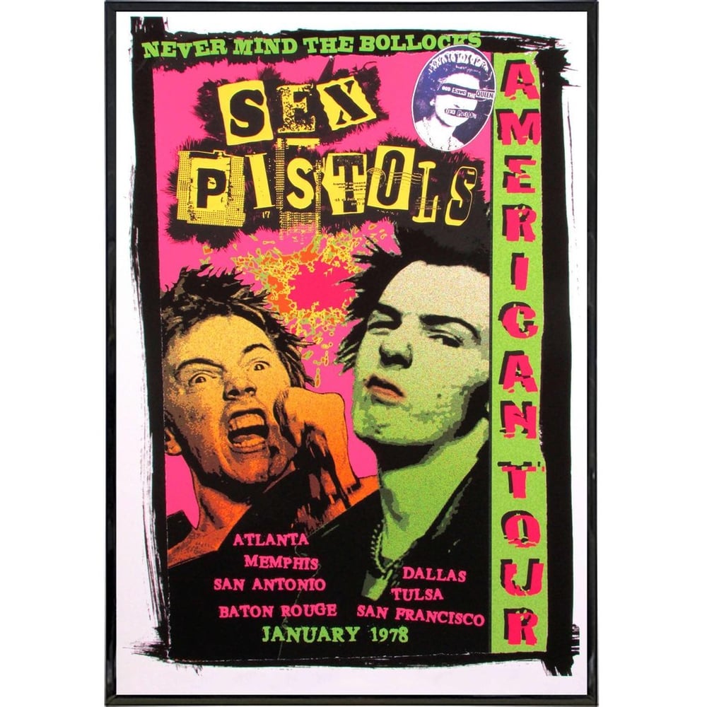 Black Flag/Minor Threat Bad Brains/The Ramones/Sex Pistols /Nirvana Poster print