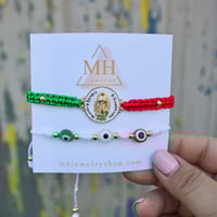 Image 1 of Bandera MX Esperanza, Unidad y Sangre