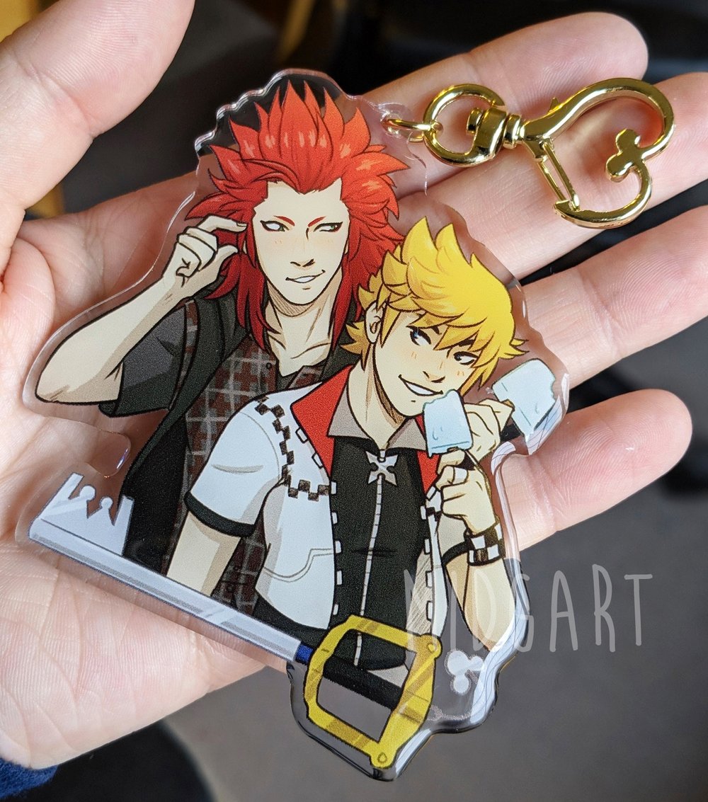 Kingdom Hearts Pairing Keychains
