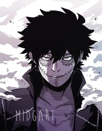Image 2 of BNHA Villains Monochrome Prints
