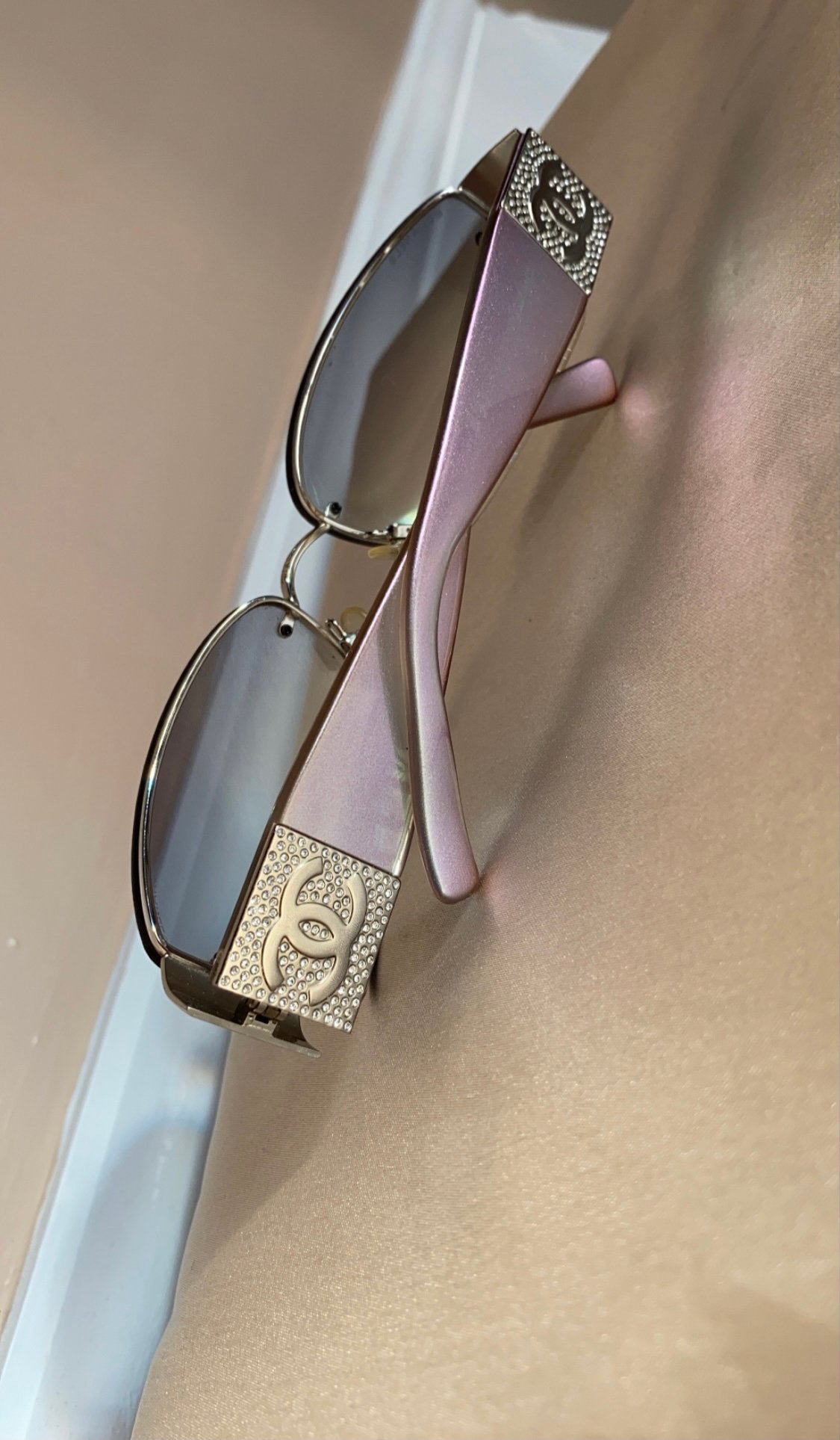 Chanel sales diamond sunglasses
