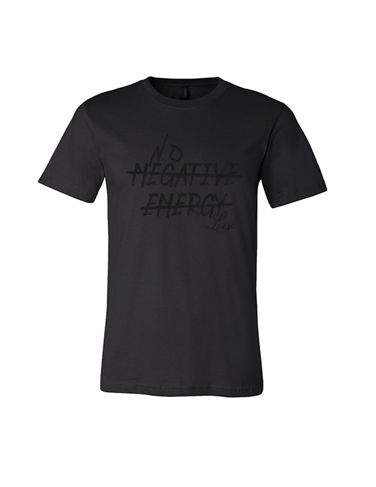 Image of Black on Black No Negative Short-Sleeve 