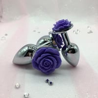 Purple Rose Butt Plug Set 
