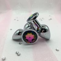 Rainbow Round Butt Plug Set 