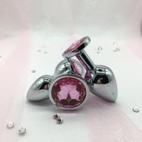 Light Pink Round Butt Plug Set