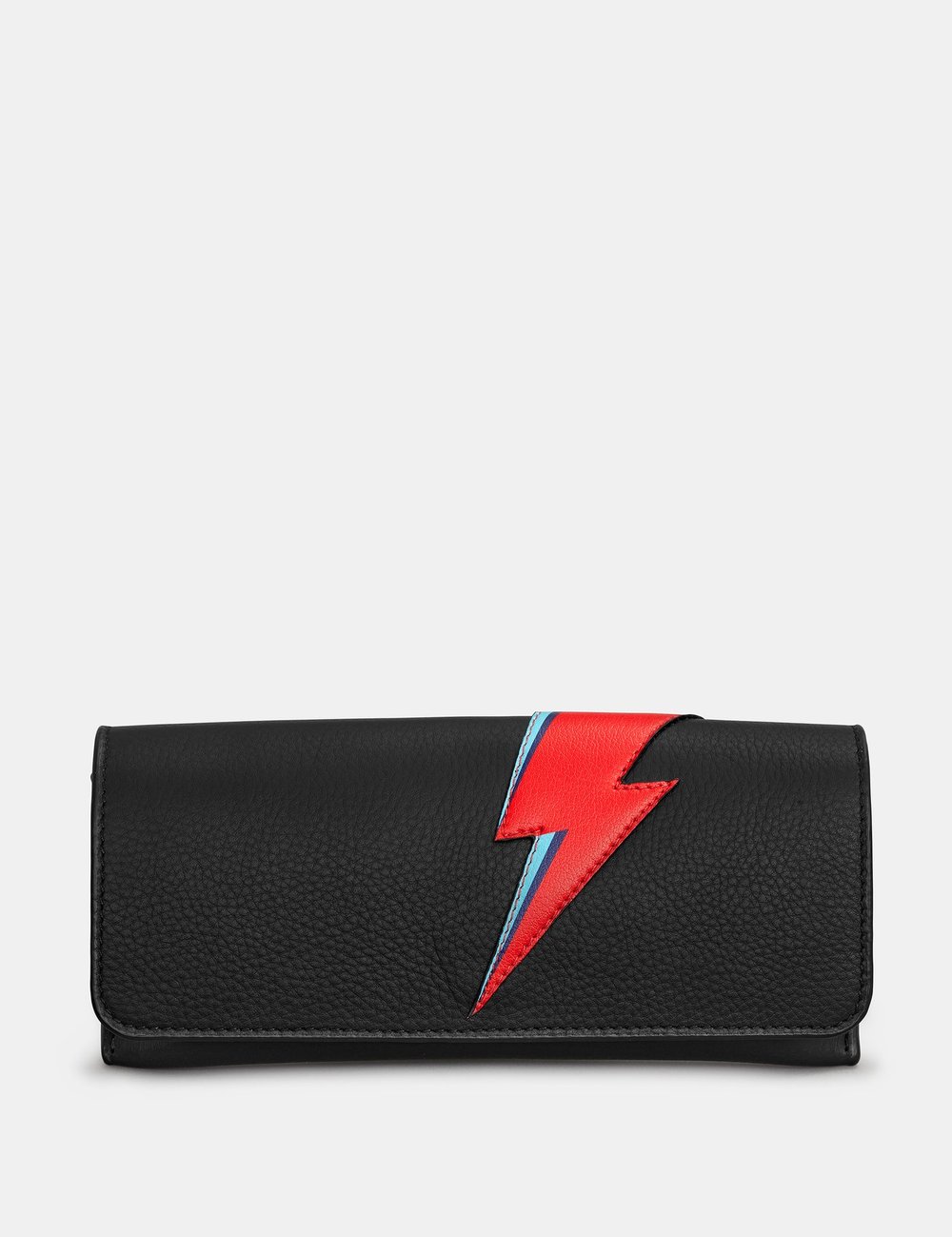 Lightning Bolt black Glasses Case