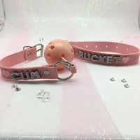 Cum Bucket Pink Ball Gag 