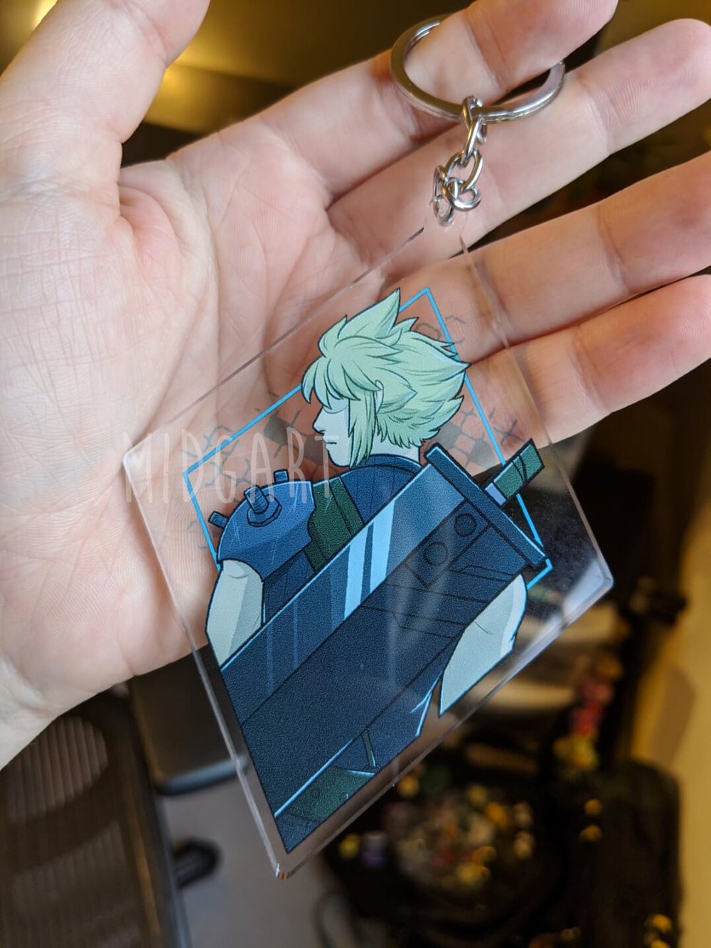 Cloud FF7 Charm