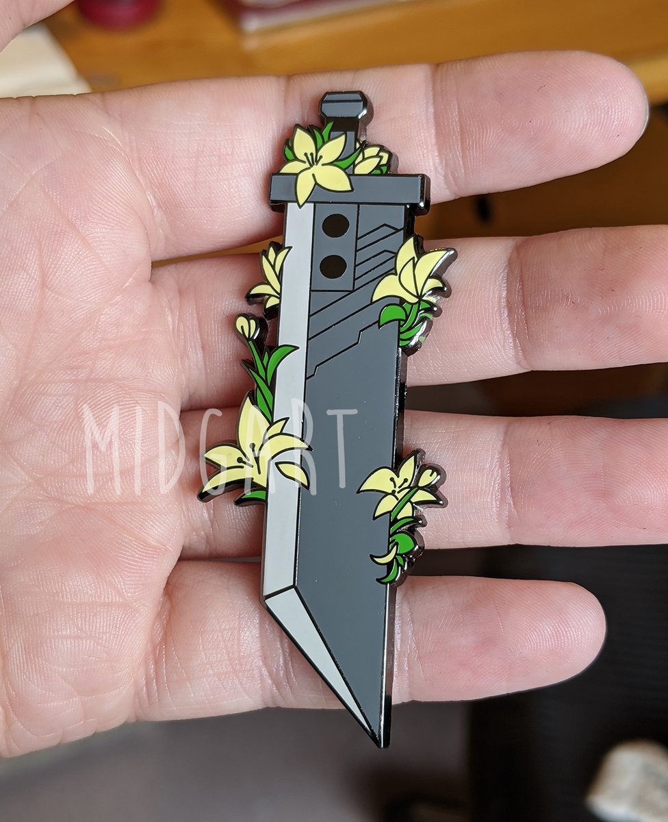 Buster Sword Bookmark – deadcutepins