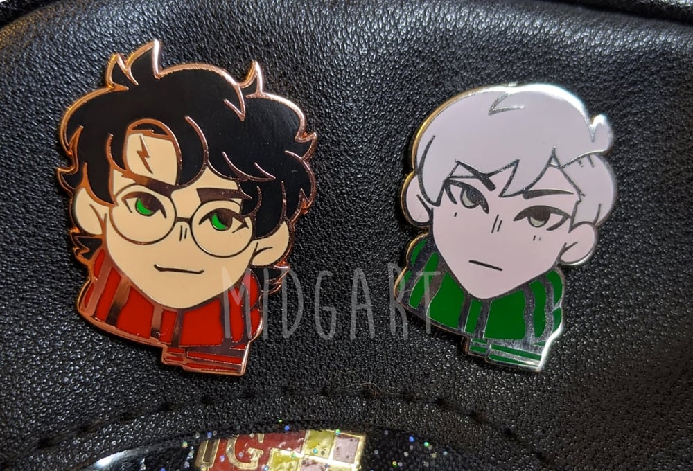 Harry and Draco Enamel Pins