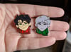Harry and Draco Enamel Pins