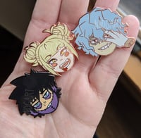 Image 1 of BNHA Villains Enamel Pins