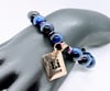 Original "Blue Tiger Eyes" Stretch Bracelet 