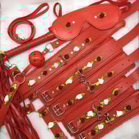 Red/White Bondage Set 