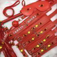 Daddy’s Whore Red/Yellow Bondage Set 
