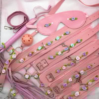 Purple/White/Pink Bondage Set 