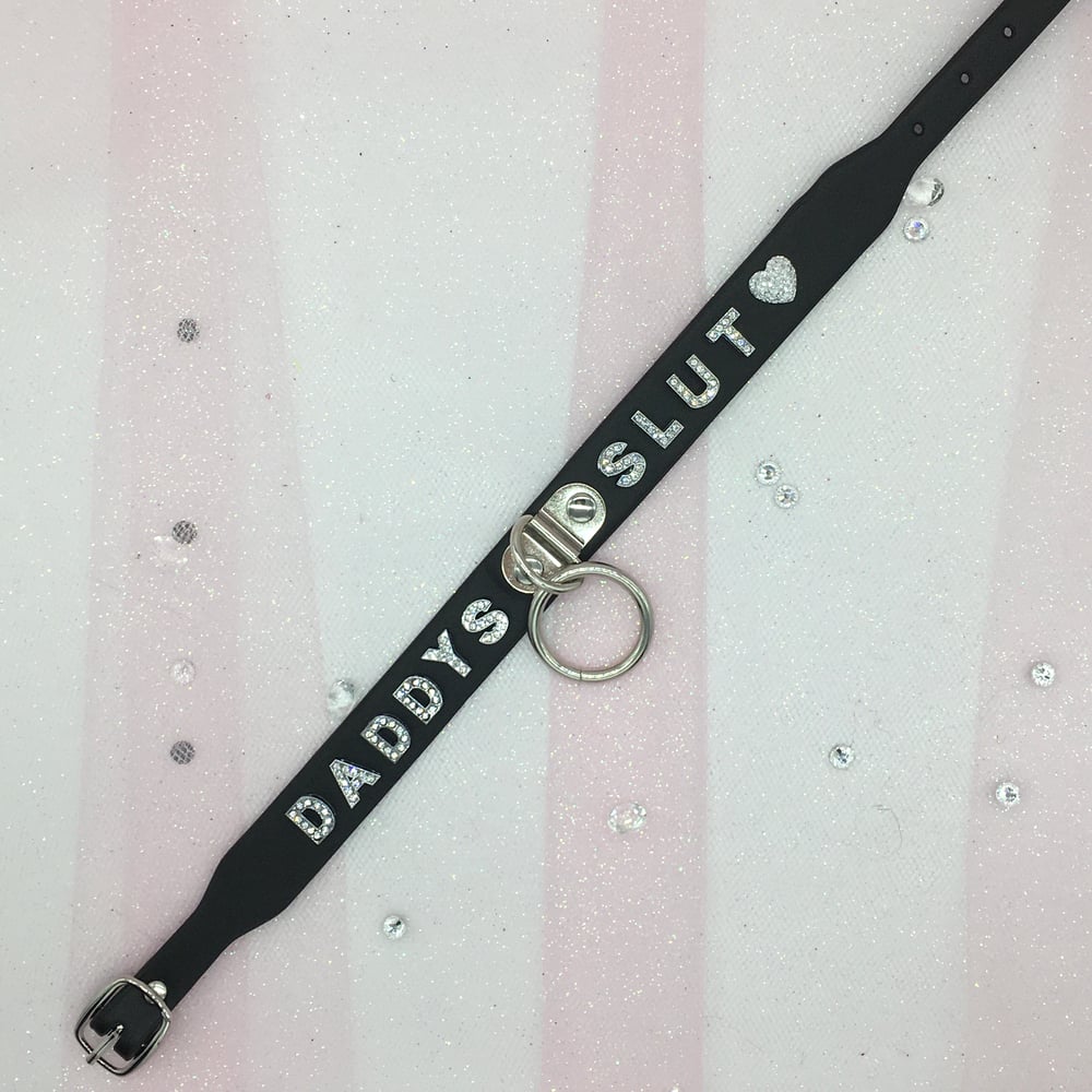 Daddy’s Slut Ring Collar 