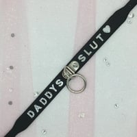 Image 1 of Daddy’s Slut Ring Collar 