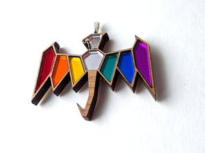 Rainbow Pride Dragon Necklace