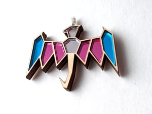 Transgender Pride Dragon Necklace