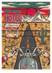Image of Hotel California A3 Print