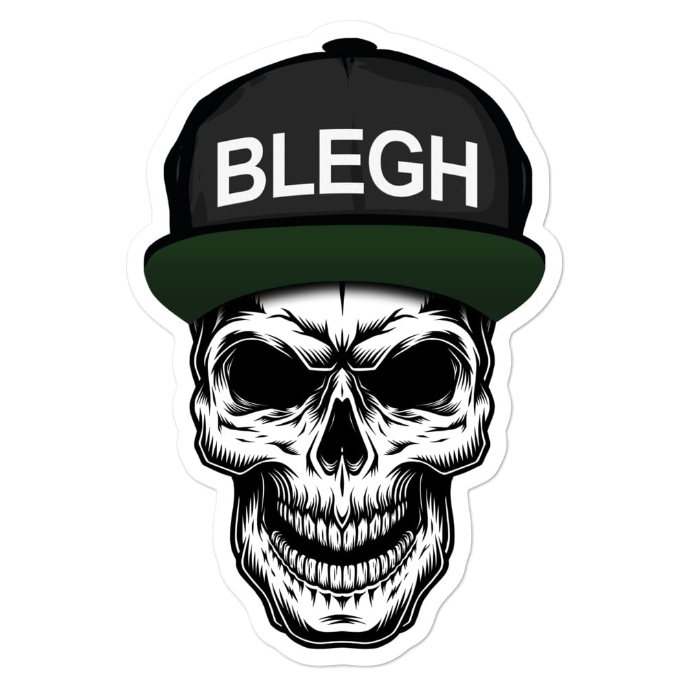 Blegh Death Metal Logo Hat - Five Panel Camper Cap, Heavy Metal Gift For Metalheads