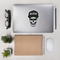 Image 1 of BLEGH HAT SKULL STICKER