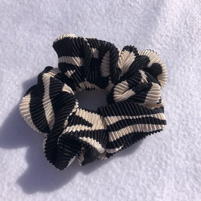 Animal print scrunchies 