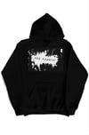 A&S Paint Splatter Black Hoodie