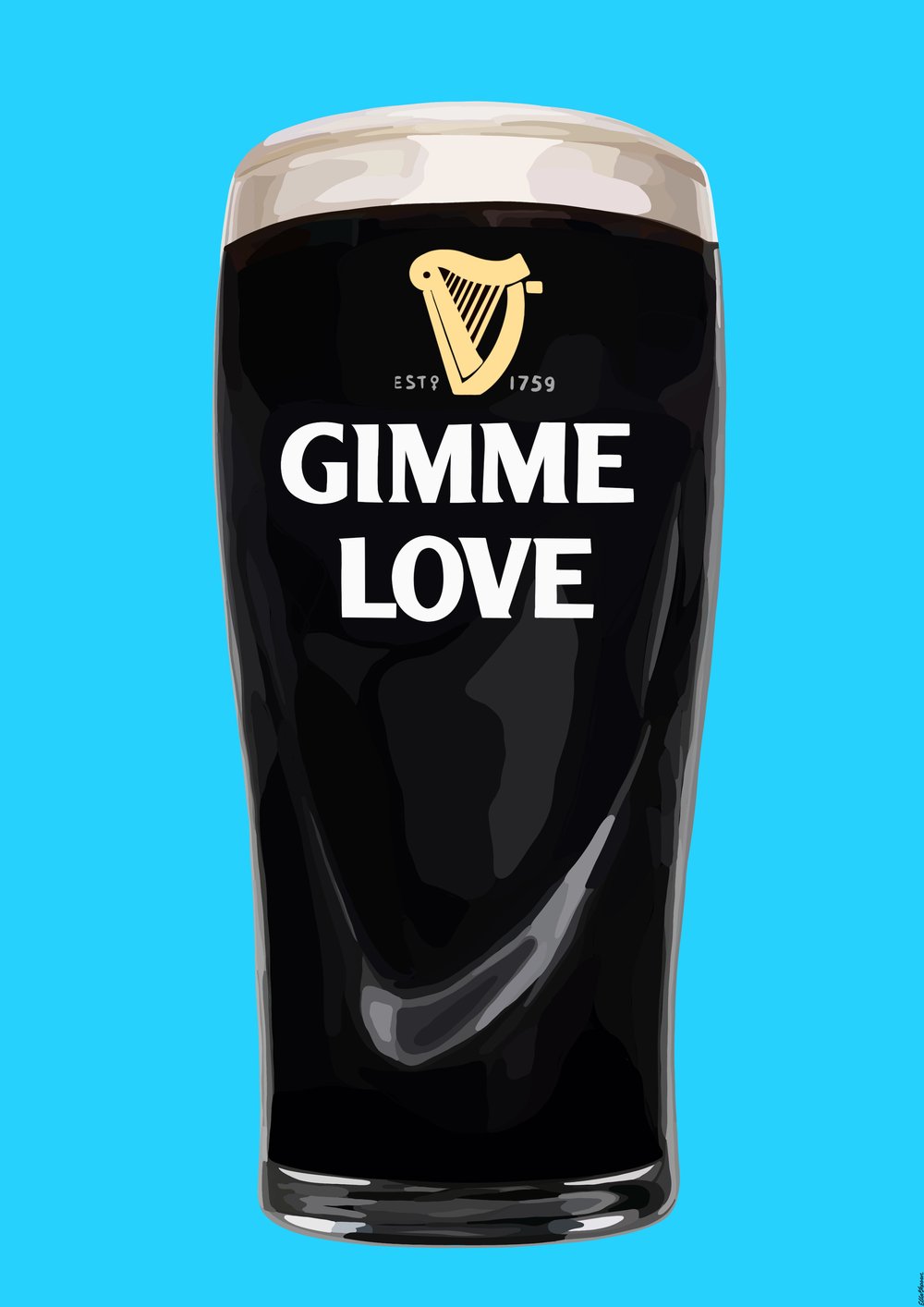Image of Gimme love guinness