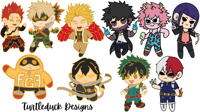 PRE-ORDER BNHA ENAMEL PINS