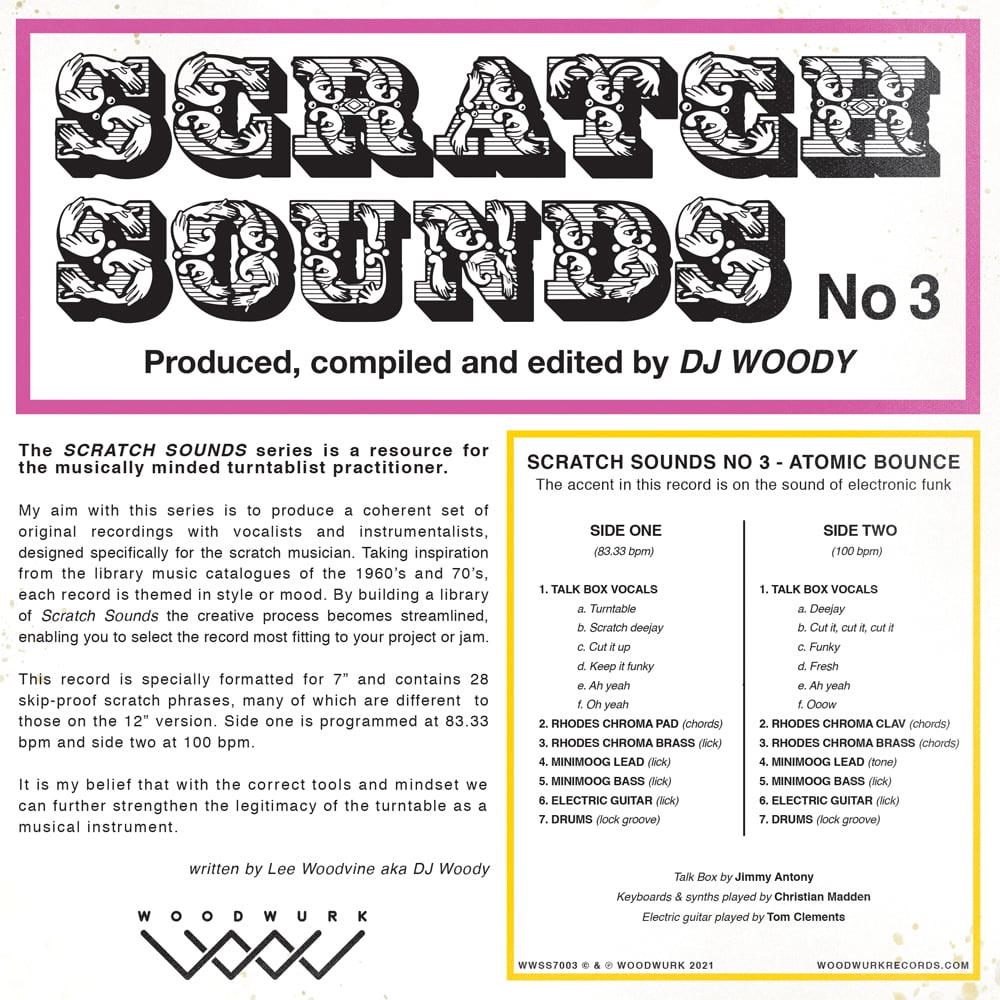 7" Vinyl (Pink Panther) - Scratch Sounds No.3 (Atomic Bounce)