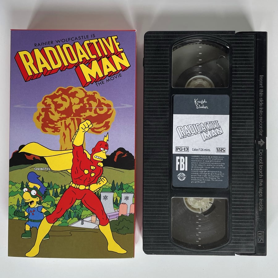 Image of Radioactive Man VHS