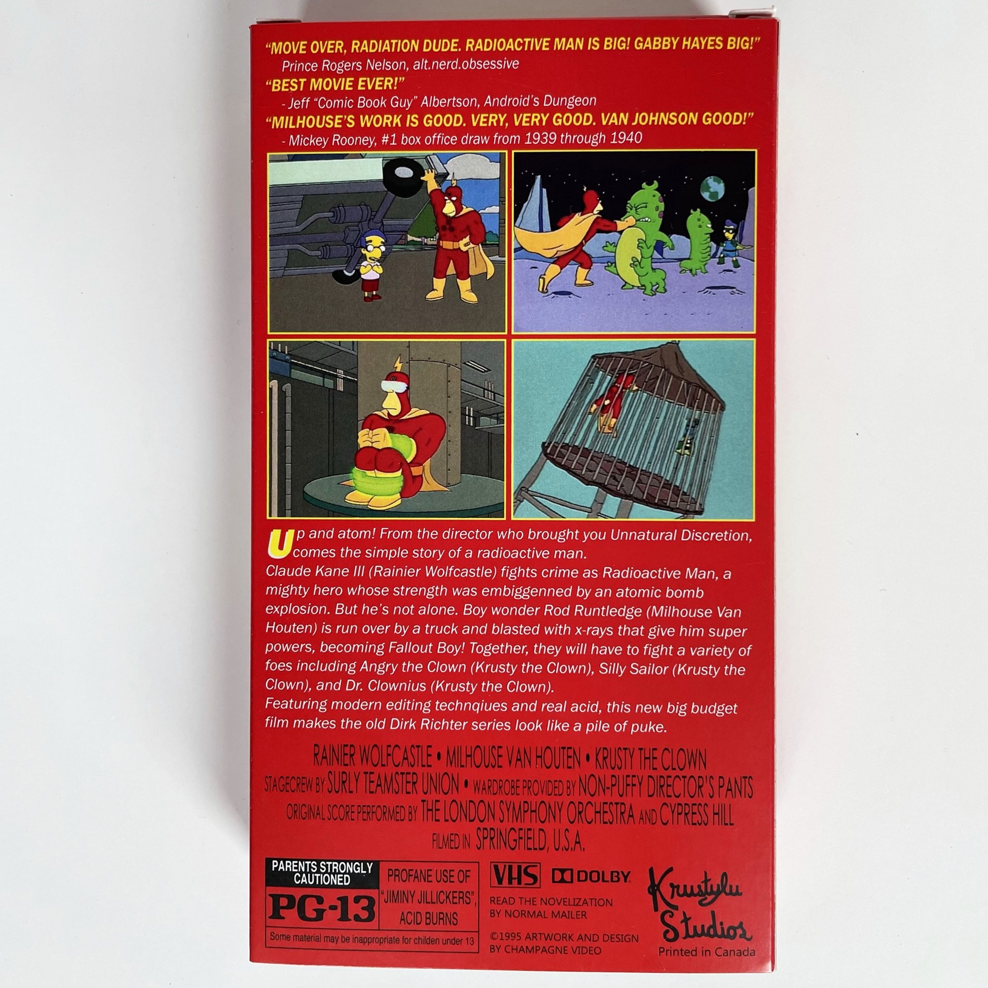 Radioactive Man VHS | ChampagneVideo