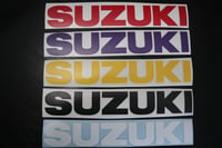 Suzuki  Bellypan Decals  12" x 2.5" 