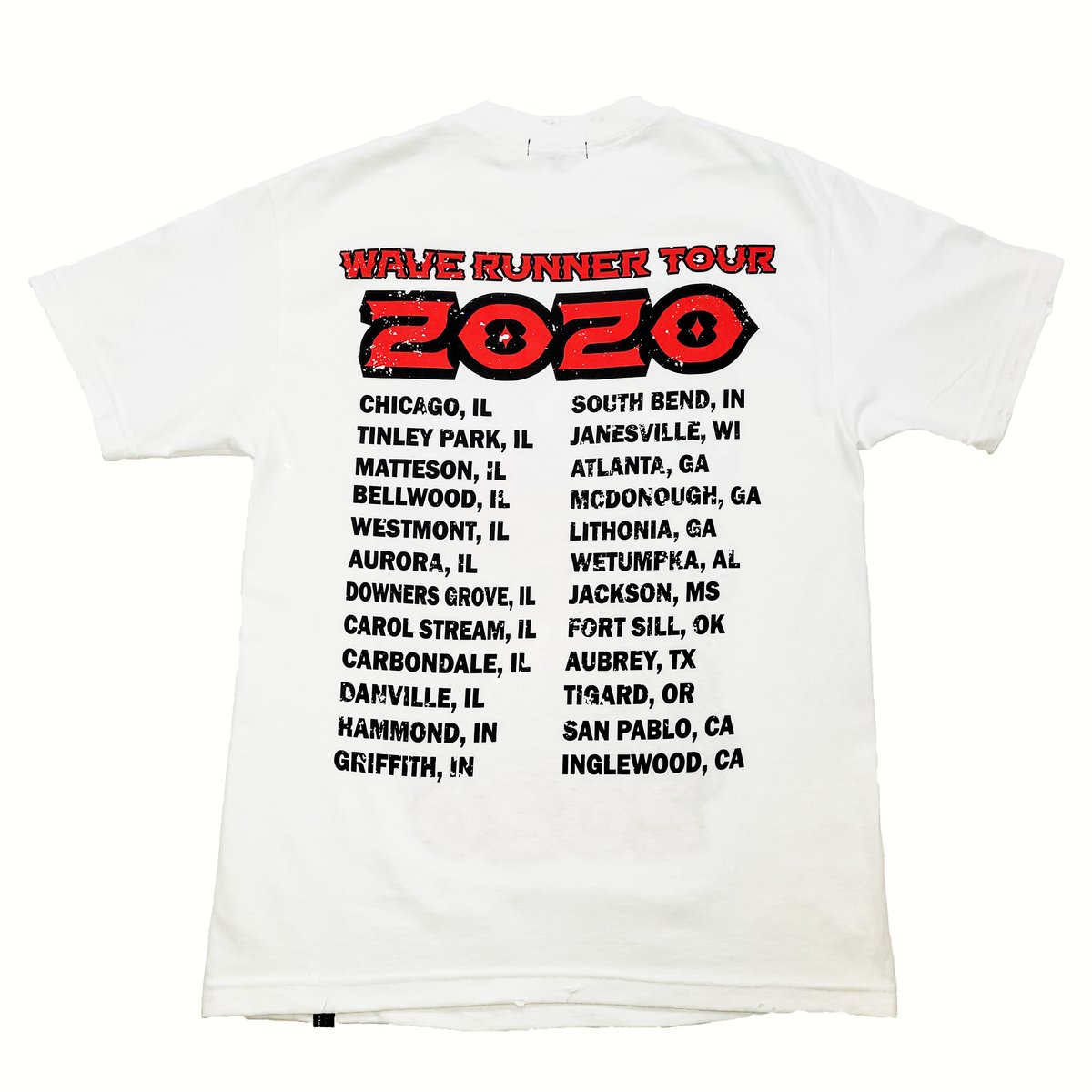 Wave Runner Tour Tee(white)