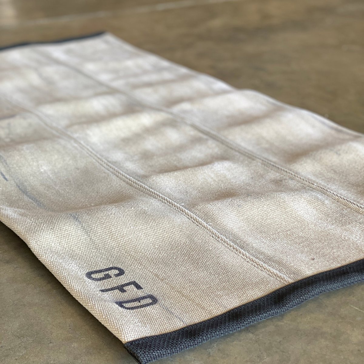 Fire Hose Rugs Khaki Burn Bags USA