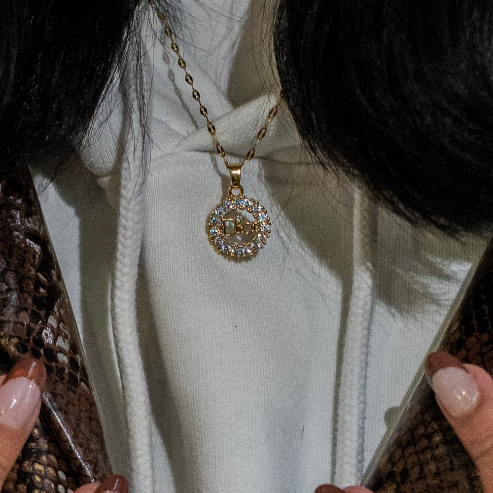 Image of Simulated Dior Necklace 