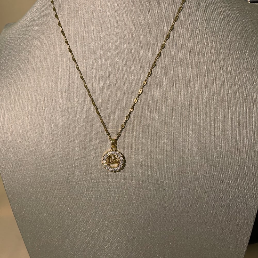 Image of Simulated Dior Necklace 