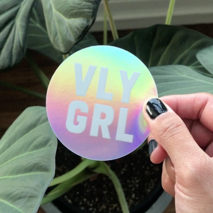 Image of VLY GRL Holographic Sticker