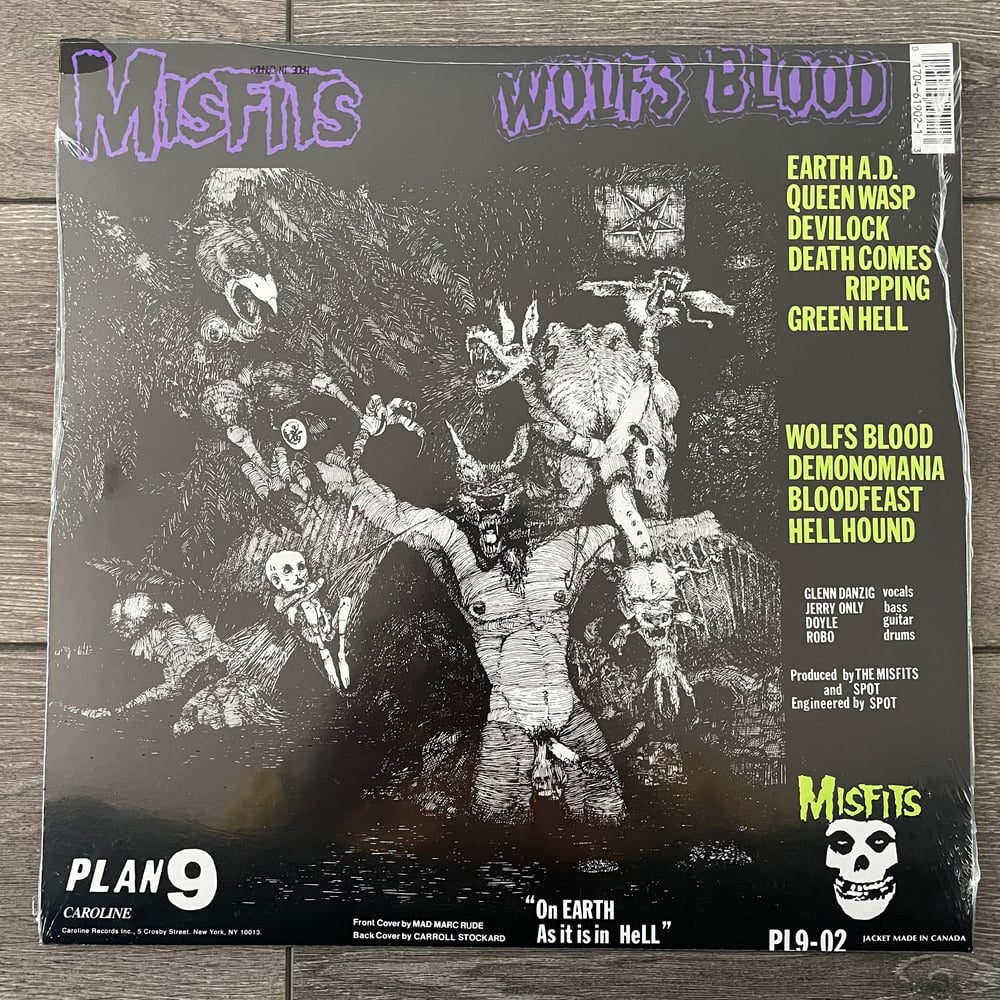 Image of Misfits - Earth AD Vinyl LP