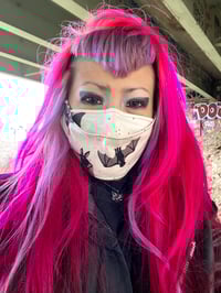 Image 5 of 3D Spooky Ghost Vine Cloth Face Mask