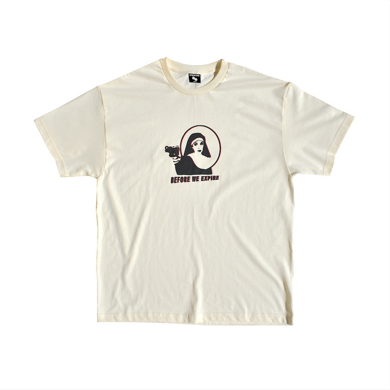 No Mercy Tee - Cream