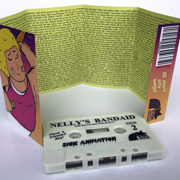 Nelly's Bandaid cassette tape - Sick Animation Shop