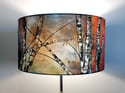 Silver Birch Drum Lampshade by Lily Greenwood (45cm, Floor/Standard Lamp or Ceiling)